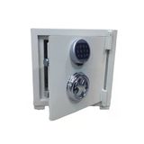 Çelik Para Kasası 40 Cm Elektronik Şifreli 7035 Beyaz