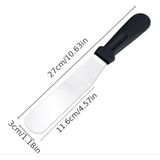 Çelik Pasta Sıvama Spatulası 27 cm - Kestane Akaju - Option-1