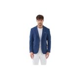 Çelik Penye Erkek Lacivert Esnek Likralı Pamuk Karışımlı Slim Fit İlkbahar-Yaz Spor Blazer Ceket Lacivert 50