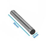 Çelik Sensör Başlığı 6X30mm Kılıf Sıcaklık Isı Sensör Kutusu Metal Tüp Boru D818b20 Ntc Lm35 Pt100 Koruyucu