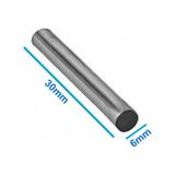 Çelik Sensör Başlığı 6x30mm Kılıf Sıcaklık Isı Sensör Kutusu Metal Tüp Boru D818b20 Ntc Lm35 Pt100