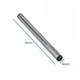 Çelik Sensör Başlığı 6X50MM Kılıf Sıcaklık Isı Sensör Kutusu Metal Tüp Boru Sensör Koruyucu