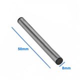 Celik Sensor Basligi 8X50mm Kilif Sicaklik Isi Sensor Kutusu Metal Tup Boru D818b20 Ntc Lm35 Pt100