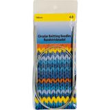 Çelik Telli Misinalı Şiş 100 cm 4,5 mm Örgü Şişi