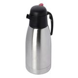 Çelik Termos 2 Litre Gri Renk 6 Saat Yalıtım Süresi ile Kamp ve Mutfak Kullanımı Için