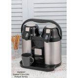Çelik Termos 5 Lt Çiftli İkili Pompalı Ckr2027
