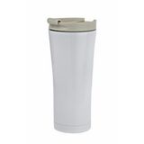 Çelik Termos Bardak 500 ml Thermos Mug Kupa Araç Termos Coffee Cup SDF522 Tea Cups 548 (Beyaz)