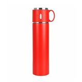 Çelik Termos Bardak 580 ml Bardaklı Thermos Mug Kupa Araç Termos Coffee Cup SDF526 Tea Cups (Kırmızı)