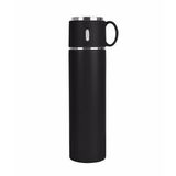 Çelik Termos Bardak 580 ml Bardaklı Thermos Mug Kupa Araç Termos Coffee Cup SDF526 Tea Cups (Siyah)