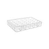 Çelik Ticaret 36 Ayarlanabilir Bölmeli Kolye Yüzük Takı Kutusu Organizer Düzenleyici Plastik Kutu 27.5X19.5X4.2
