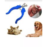 Çelik Uçlu Mavi Kedi Köpek Tırnak Makası 1 Adet