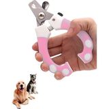 Çelik Uçlu Pembe Kedi Köpek Büyük Boy Tırnak Makası cin313pm