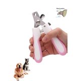 Çelik Uçlu Pembe Kedi Köpek Büyük Tırnak Makası cin314pm