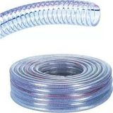Çelikel 11/4 Şeffaf Spral Hortum Lavabo Hortumu 50 Metre Top