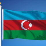 ÇELİKONLİNE-AZERBAYCAN Gönder Bayrağı Raşel Kumaş (70 x 105 Cm)