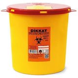 Çelikpençe-5 adet kesici ve delici tıbbi enfekte atık kutusu 5 lt.