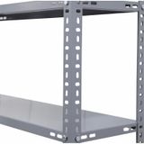 Çelikrafburada 5 Katlı Çelik Galvaniz Arşiv Rafı Depo Rafı Kiler Rafı 31x60x150 Dx51 Kalite Gümüş