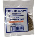 Çeliksan 2 x 30 mm Beton Çivisi 100'lü Paket, Çivi Özellikleriyle Güçlü Uygulama
