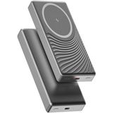 Çelikwork FP14 5.000 mAh 20W Usb-C LED Işıklı Wireless Slim Siyah Powerbank