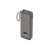 ÇELİKWORK PW109 10000mAh 22.5W Hızlı Şarj Dahili TYPE-C Kablo USB-TYPE-C Giriş Powerbank Digital Display