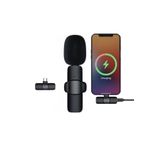 ÇELİKWORK Wirelees Type-c Telefon Uyumlu Mikrofon Kablosuz Youtuber, Tiktok, Skype Yaka Mikrofonu