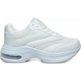 Celira Bluefeet Drk Beyaz Fileli Kadın Sneaker Spor Ayakkabı