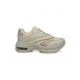 Celira Drk Bej Fileli Kadın Sneaker Spor Ayakkabı