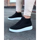 Celira NS032 Siyah Bağcıklı Sneakers Yarım Bilek Erkek Bot