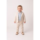 Çelix Kids Erkek Bebek Papyonlu %100 Cotton 4 Lü Takım Elbise
