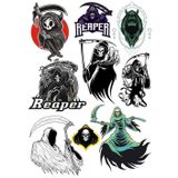 Cellat Sticker Set-2 9 Parça Telefon, Tablet, Defter, Laptop Sticker