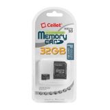 Cellet 32GB Videocon V1425 Micro SDHC Kart, dijital yüksek hızlı, kayıpsız kayıt için Özel Biçimlendirilmiştir! Standart SD Adaptörü içerir.