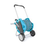 Cellfast DISCOVER Hortum Arabası Seti, Bahçe Hortumu 30 m, 1/2 inç, Bağlantı Seti ve İki Hızlı Bağlantı Parçası ile Basit Çok Fonksiyonlu Duş Başlığı, 55-630