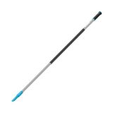 Cellfast ERGO yaprak süpürgesi için alüminyum sap [160 mm] hafif, düz, yüksek mukavemetli alüminyum sap, başın hızlı değiştirilmesi için evrensel adaptör, 40-130
