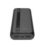 Cellular Line 12W X 2 20.000 mAh Siyah Powerbank
