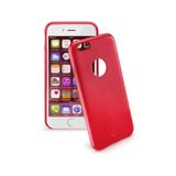 Cellular Line iPhone 6s Plus/6 Plus İle Uyumlu Class Suni Deri Kılıf Kırmızı Classıph655r