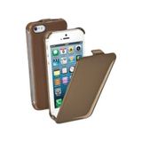 Cellular Line iPhone Se/5s/5 İle Uyumlu Flap Glossy Mıknatıssız Kılıf Kahverengi-flapglossıphone5br Out
