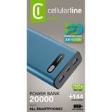 Cellular Line Pbfast01Pd20000G PD 20W Hızlı Şarj 20.000 mAh Yeşil Powerbank
