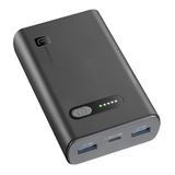 Cellular Line PD 20W Hızlı Şarj 10.000 mAh Siyah Powerbank