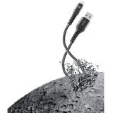 Cellular Line Tetra Force Siyah 1 m Lightning Kablo