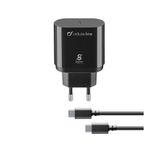 Cellularline 25W USB C'den USB C'ye Süper Hızlı Şarj Kiti