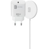 Cellularline iPhone Magsafe Kablosuz Şarj Standı 20W Duvar Şarjı