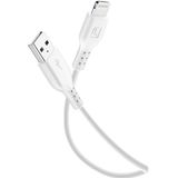 Cellularline Lightning 0.6 m Beyaz Data Kablosu