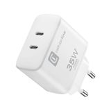 Cellularline PD 35W Dual Port Apple Beyaz Şarj Adaptörü