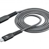 Cellularline Tetra Force Siyah 1 m Lightning Kablo
