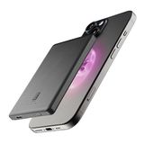 Cellularlıne Ultra Ince Magsafe 5.000 MAH Powerbank- Koyu GRİ - Pbmagslım5000wırd (outlet)