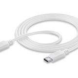 Cellularline Usb-C To Usb-C 45 W Super Fast Beyaz 5 A Usb Şarj+Data Kablo