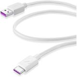 Cellularline Usb Şarj Data Kablo Sc Usb-C Supercharge Beyaz 480 Mbps Şarj ve Veri Kablosu