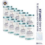 CELLURAGEN Balık Kolajen Peptitleri ve Ca-AKG İçeren Complex Marine Collagen Takviye 30 Günlük x 10 Adet