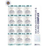 CELLURAGEN Balık Kolajen Peptitleri ve Ca-AKG İçeren Complex Marine Collagen Takviye 30 Günlük X 12 Adet