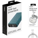 Celly Pd 20W Hızlı Şarj 10000MAH Powerbank Hediyeli - Siyah